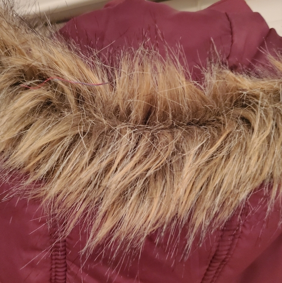 Burgundy Purple Puffer Vest - Maurices L - Picture 5 of 6